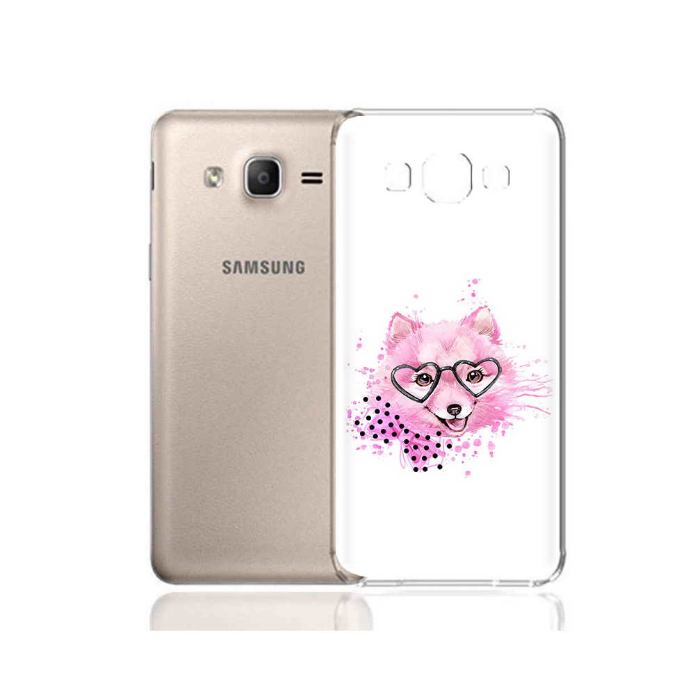 

Чехол MyPads Tocco для Samsung Galaxy A7 (2015) розовый волченок (PT11625.595.585), Прозрачный, Tocco