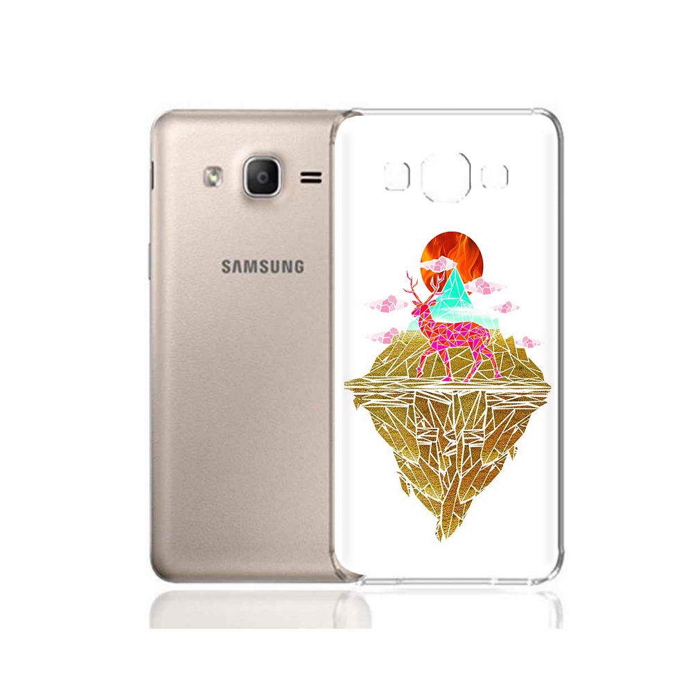 

Чехол MyPads Tocco для Samsung Galaxy A7 (2015) розовый олень абстракция (PT11625.595.586), Прозрачный, Tocco
