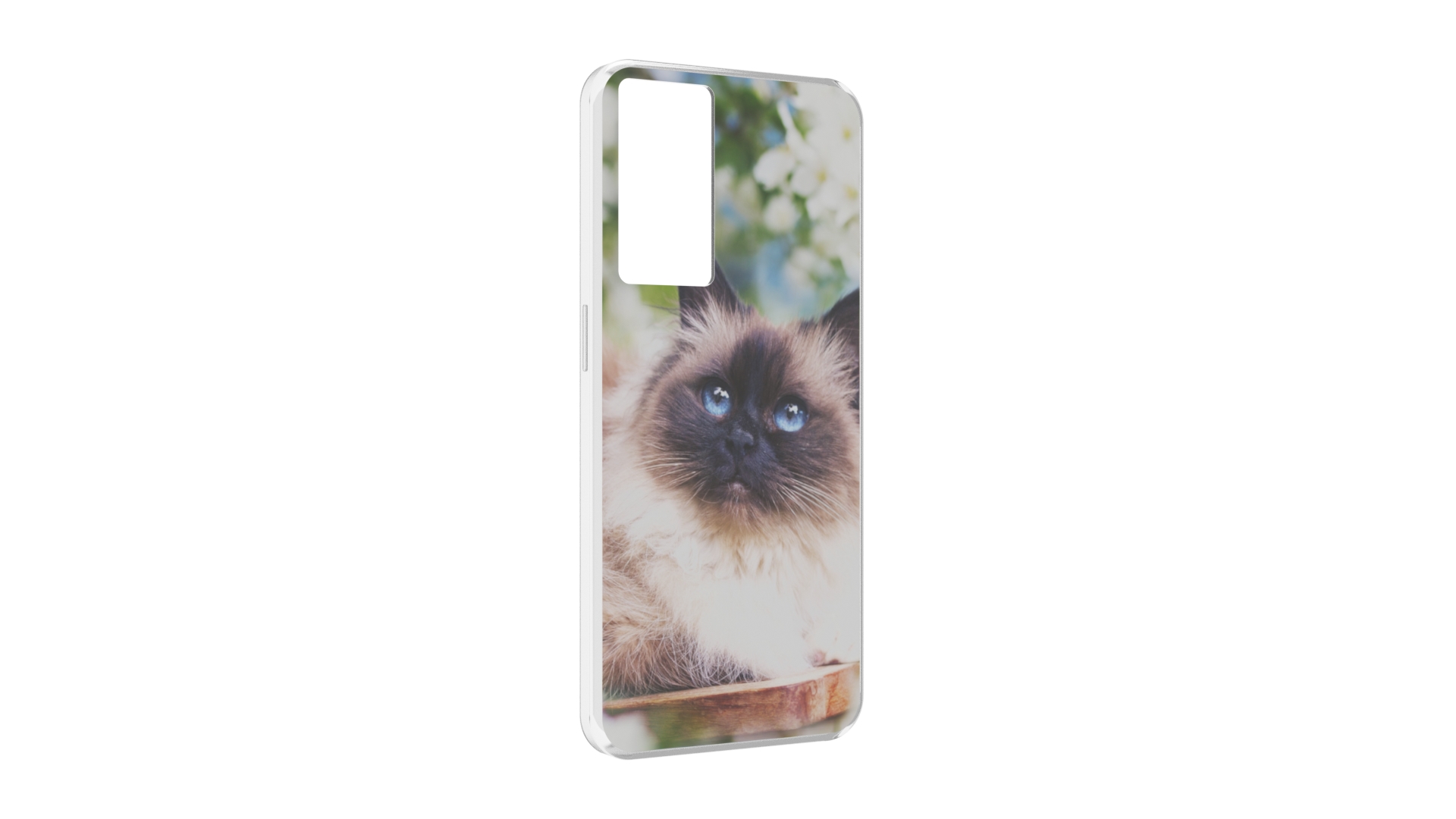 Чехол MyPads порода кошка Бирман для OPPO A96 5G / Reno7 Lite / Reno 7Z / F12 Pro 5G