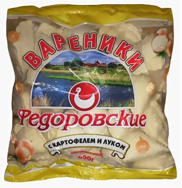 

Вареники Федоровские с картофелем и луком 650 г