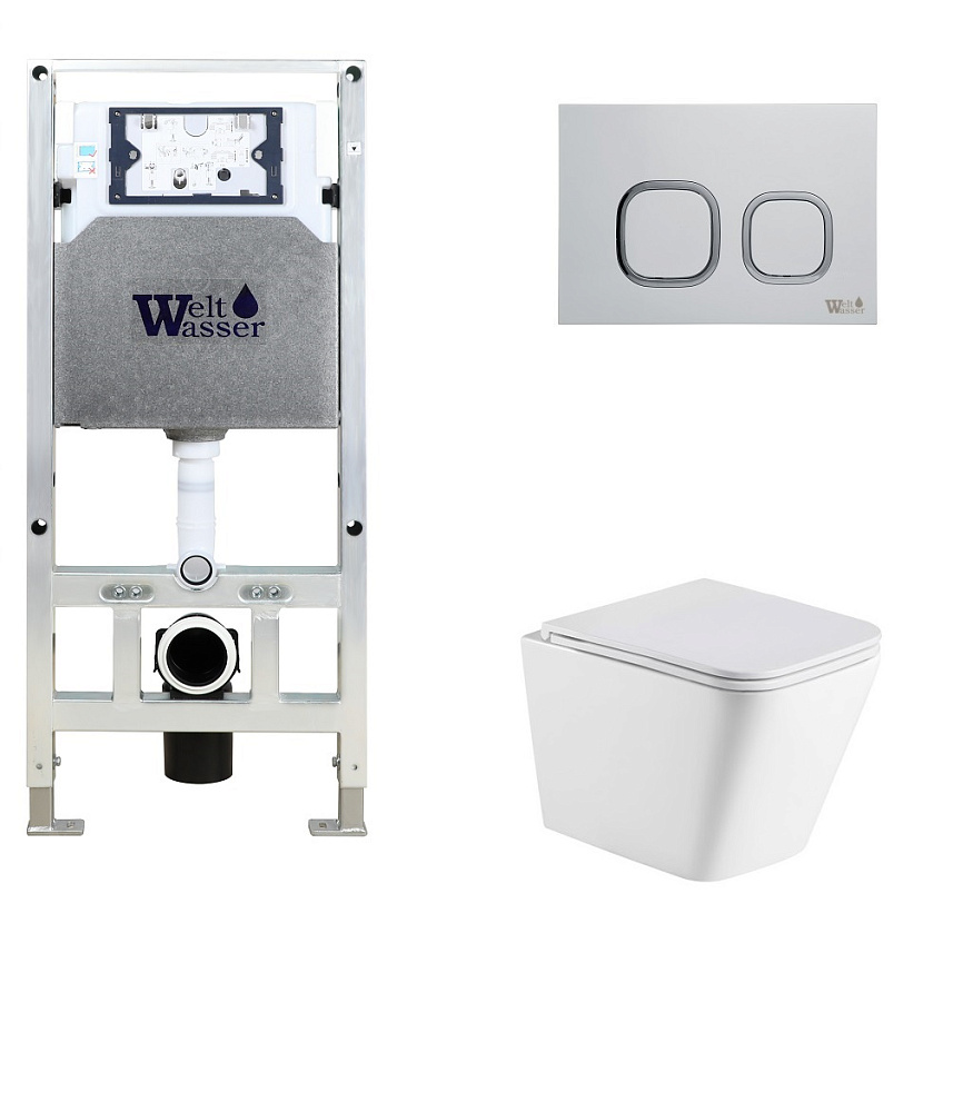 

Комплект унитаз с инсталляцией WeltWasser AMBERG 506 ST + GELBACH 043 MT-WT + AMBERG RD-WT