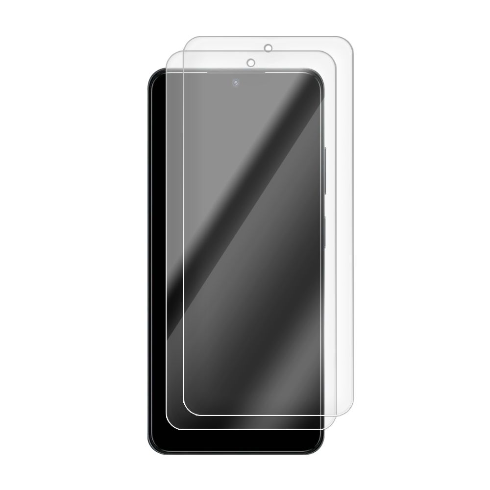 Комплект из 2-х защитных гибридных стекол для Infinix Hot 40 Pro