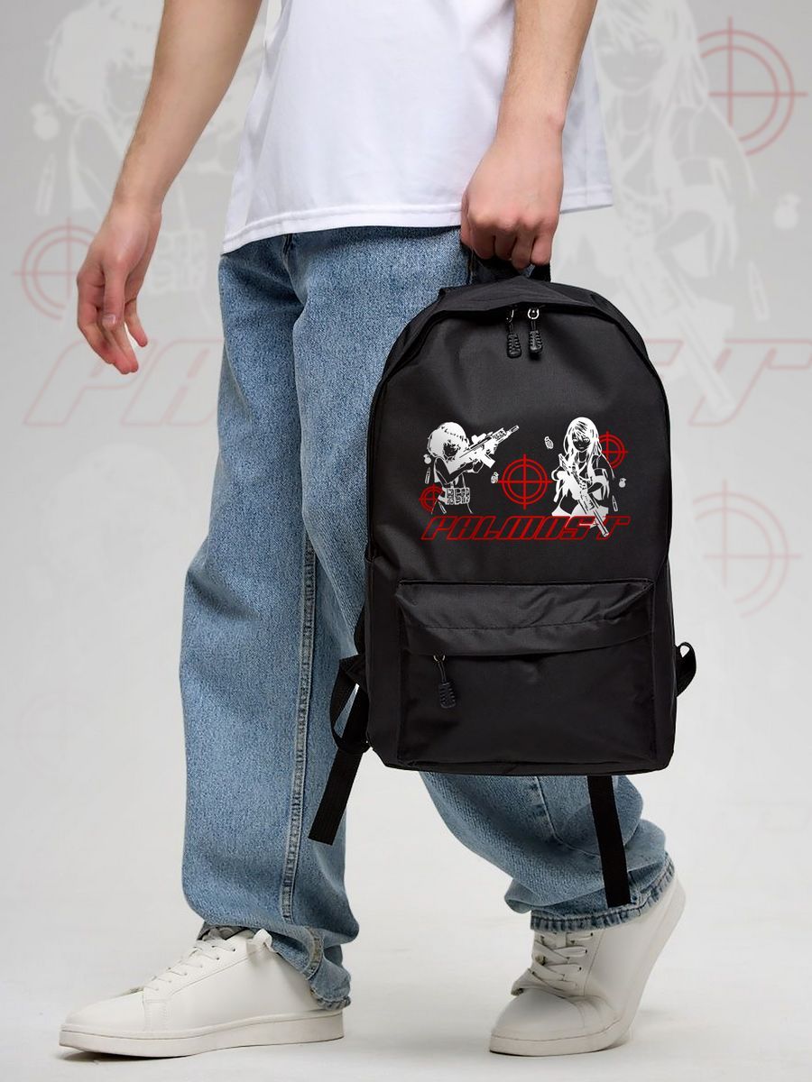

Рюкзак мужской Palmost rukz черный aim, 28х40х38 см, rukz