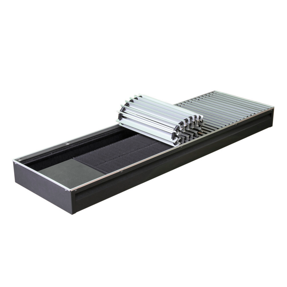 фото Конвектор внутрипольный кзто бриз 300*100 *1800 u (5ал 12)