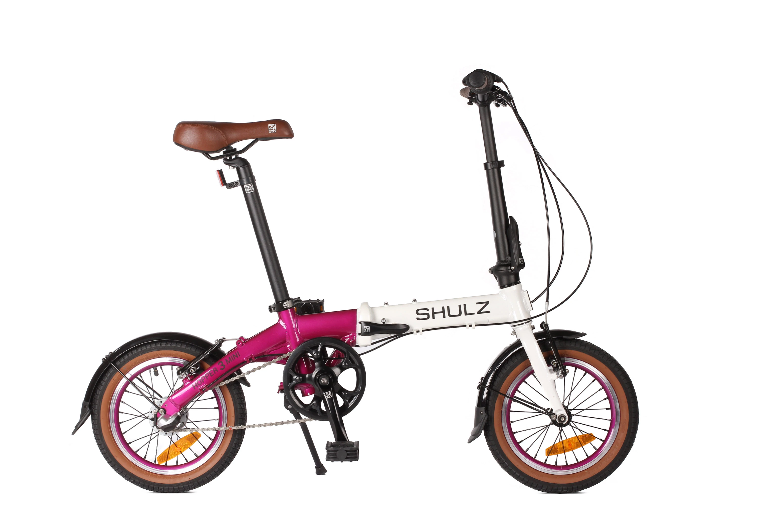 

Велосипед Shulz Hopper 3 Mini фиолетово-белый 14", Фиолетовый;белый