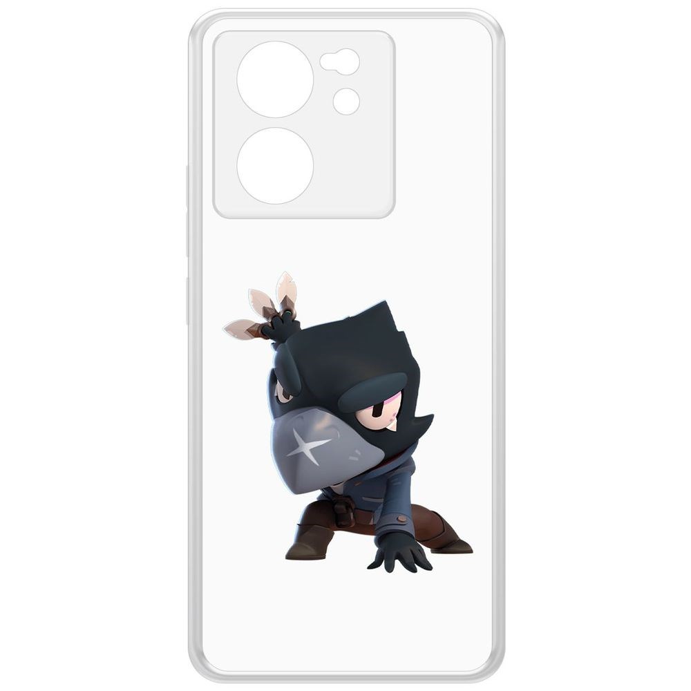 

Чехол-накладка Krutoff Clear Case Brawl Stars-Ворон для Xiaomi 13T, Прозрачный