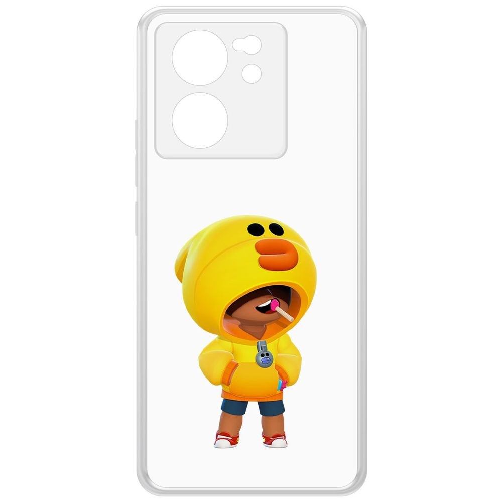 

Чехол-накладка Krutoff Clear Case Brawl Stars-Леон Салли для Xiaomi 13T