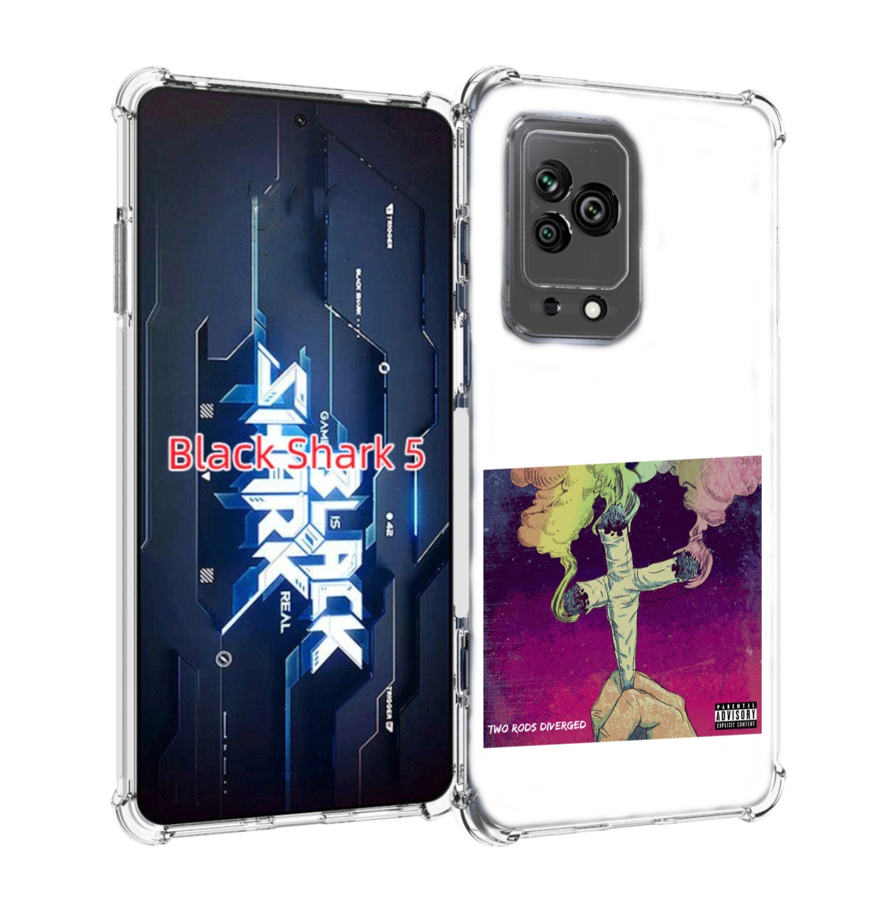 

Чехол MyPads сигаретный крест для Xiaomi Black Shark 5, Прозрачный, Tocco