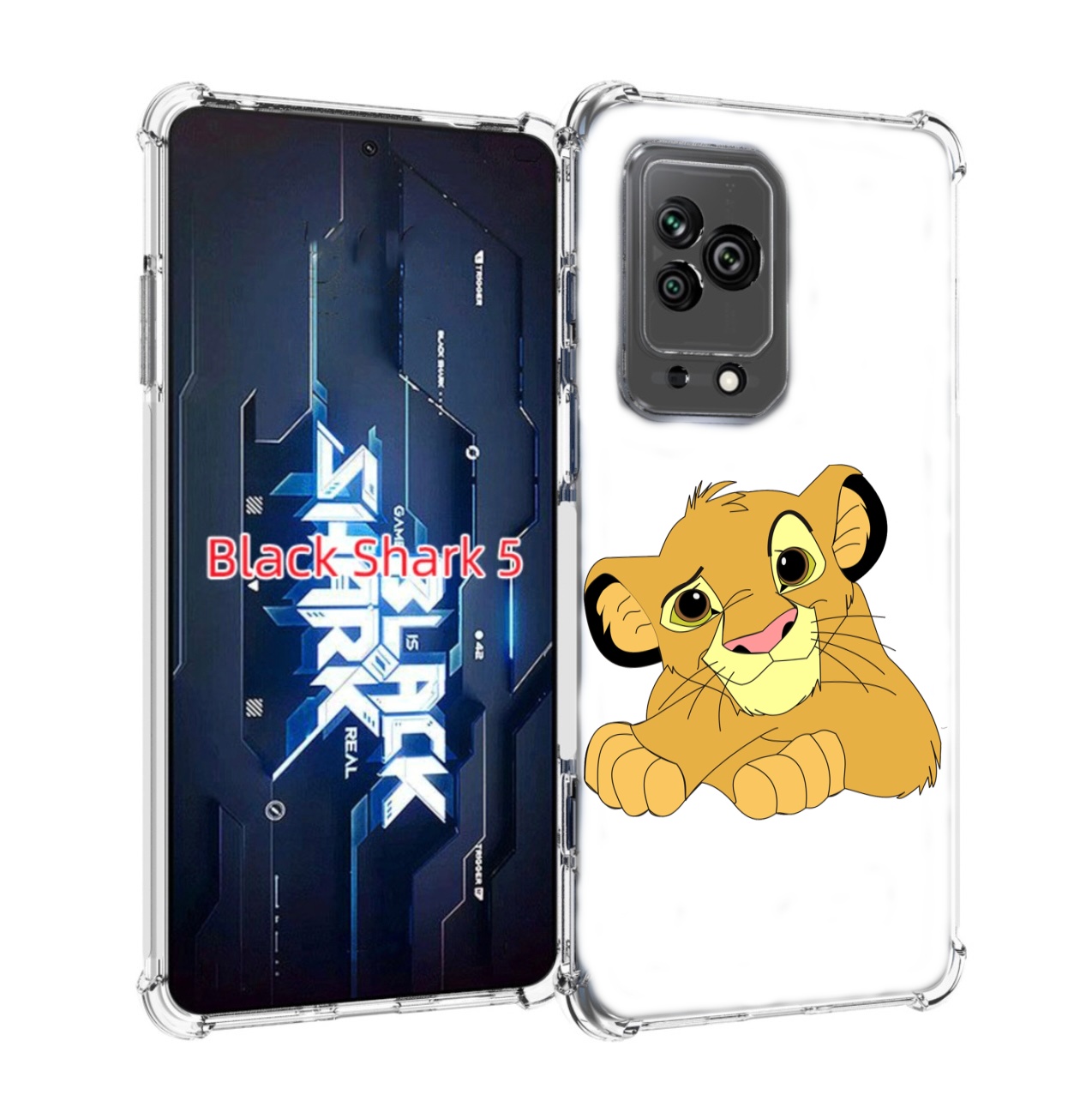 

Чехол MyPads симба-красивый для Xiaomi Black Shark 5, Прозрачный, Tocco