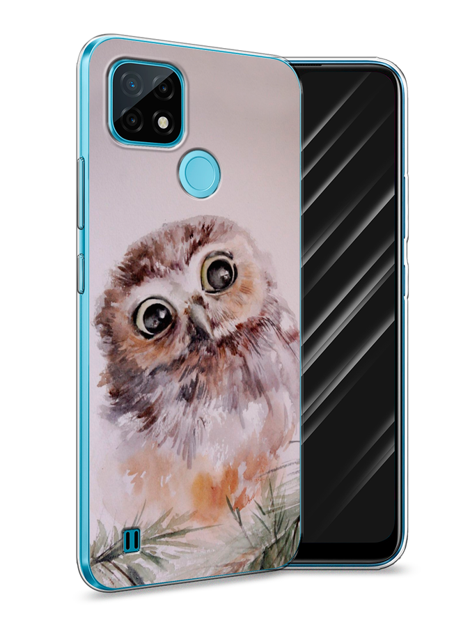 

Чехол Awog на Realme C21 "Сова на розовом", Разноцветный, 254950-1