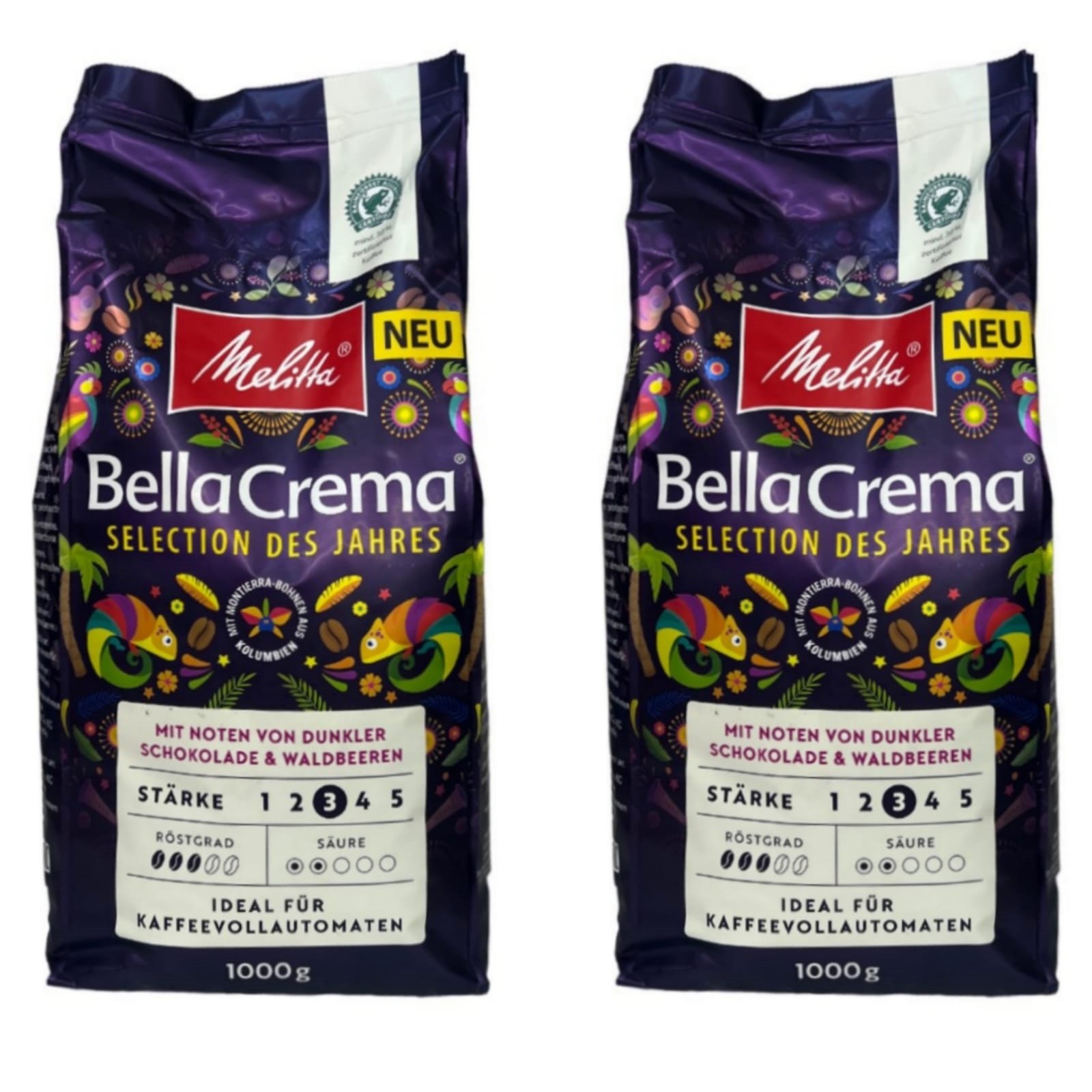 

Кофе в зернах Melitta Bella Crema Коллекция года, 1 кг x 2 шт
