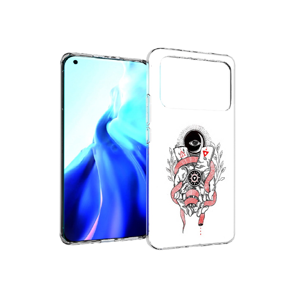

Чехол MyPads Tocco для Xiaomi Mi 11 Ultra абстрация связанные руки (PT160500.261.213), Прозрачный, Tocco