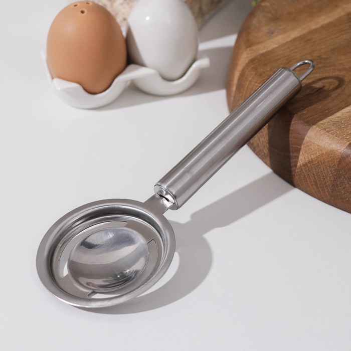 

Сепаратор для яиц Доляна, нержавеющая сталь, Кухонные принадлежности "Металлик"