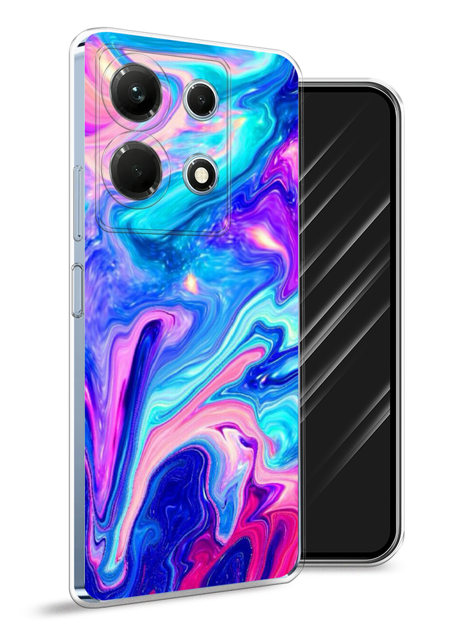 

Чехол Awog на Infinix Note 30 4G "Потеки краски", Розовый, 3104650-10