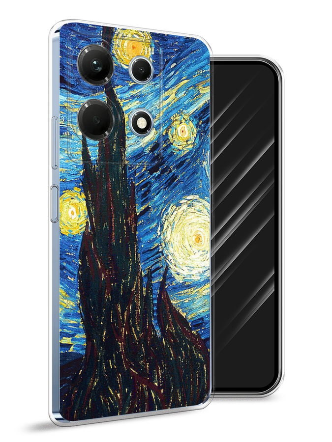 

Чехол Awog на Infinix Note 30 4G "Ван Гог Звездная ночь", Желтый, 3104650-9