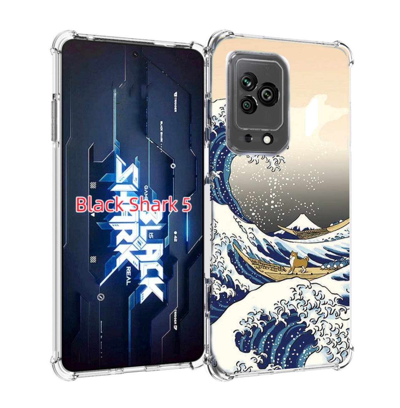 

Чехол MyPads собаки-на-плоту для Xiaomi Black Shark 5, Прозрачный, Tocco