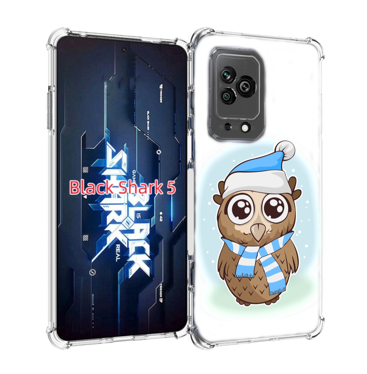 

Чехол MyPads сова-в-шарфике-и-шапке для Xiaomi Black Shark 5, Прозрачный, Tocco