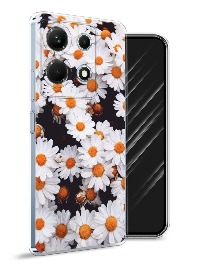 

Чехол Awog на Infinix Note 30 4G "Ромашковое поле", Белый, 3104650-4