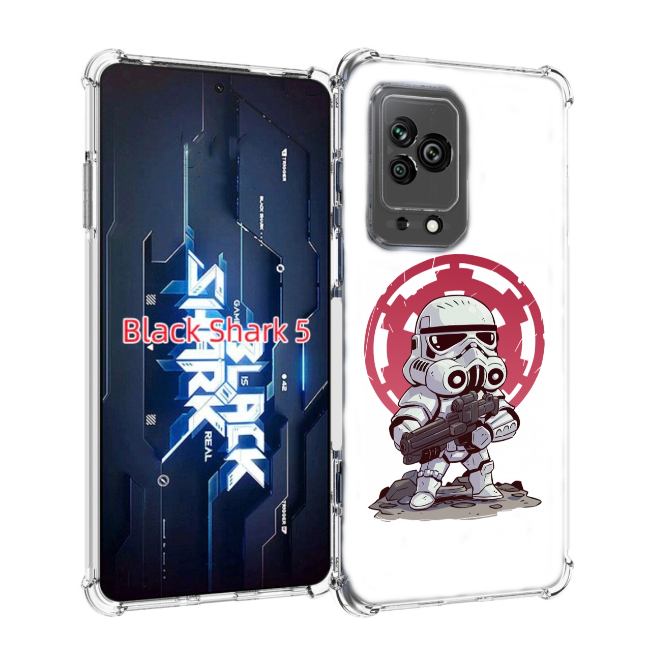 

Чехол MyPads солдат-из-старварс для Xiaomi Black Shark 5, Прозрачный, Tocco