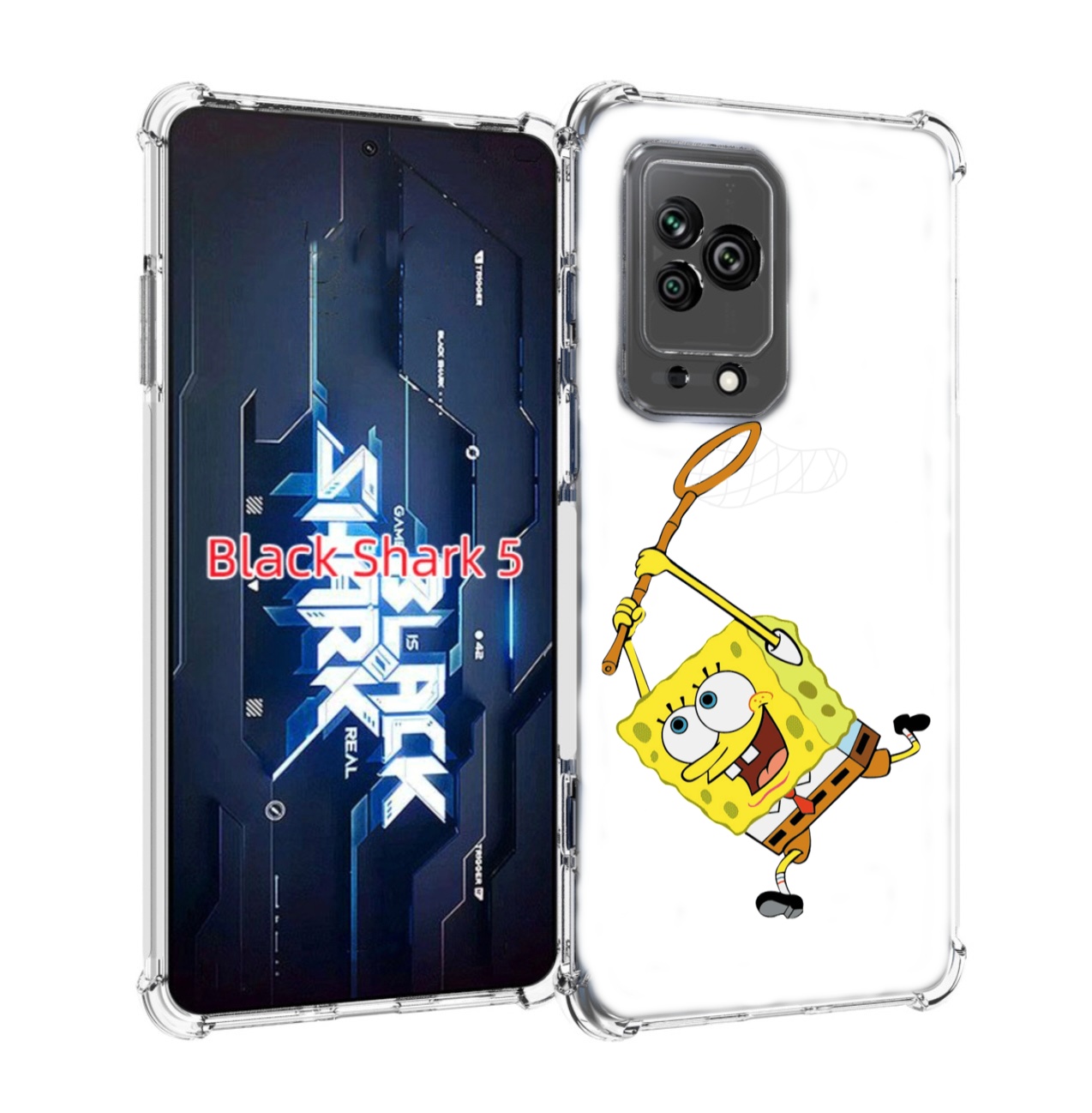 

Чехол MyPads спанчбоб-с-сочком для Xiaomi Black Shark 5, Прозрачный, Tocco