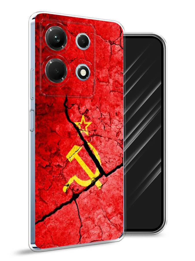 

Чехол Awog на Infinix Note 30 4G "СССР", Красный;черный;желтый, 3104650-5