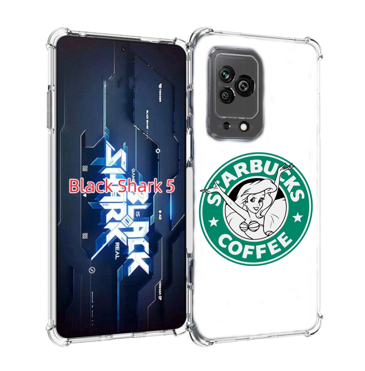 

Чехол MyPads старбакс-кофее для Xiaomi Black Shark 5, Прозрачный, Tocco