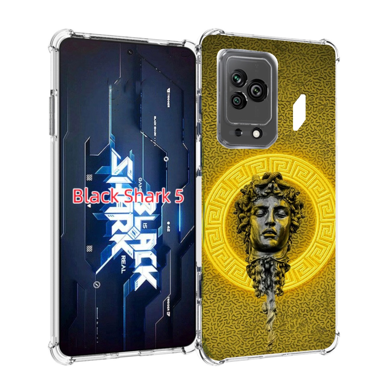 

Чехол MyPads статуя версачи для Xiaomi Black Shark 5, Прозрачный, Tocco