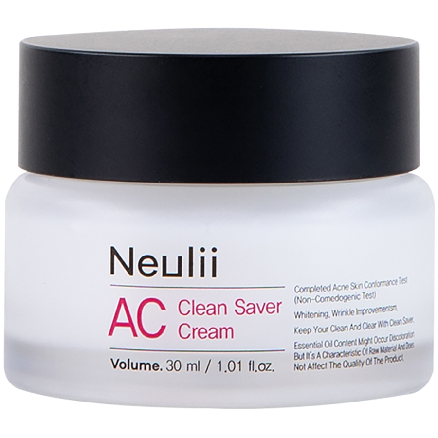 Крем для лица Neulii успокаивающий для проблемной кожи AC Clean Saver Cream 30мл крем мыло aura clean спелая вишня 1 л 1301181