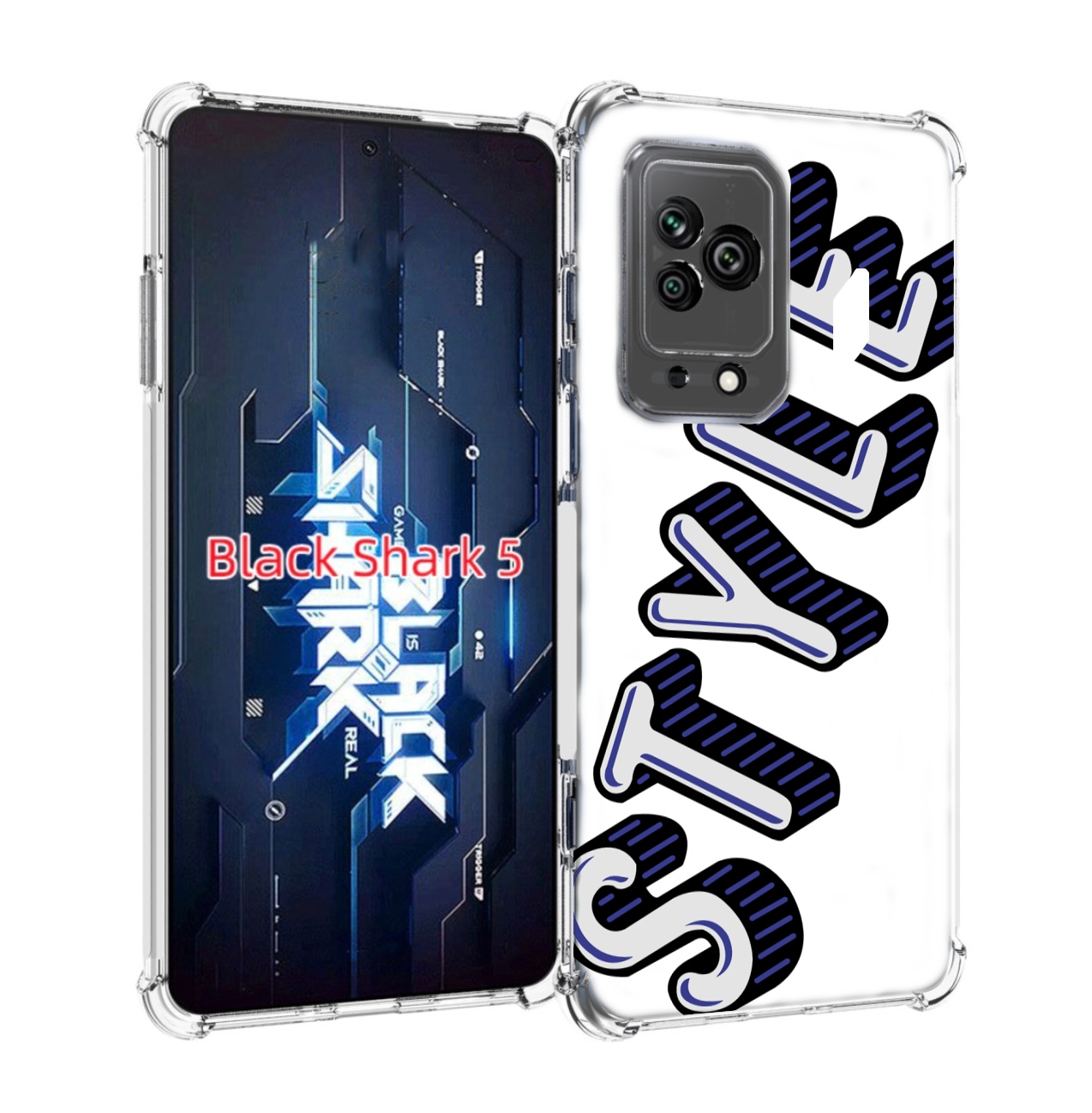 

Чехол MyPads стиль для Xiaomi Black Shark 5, Прозрачный, Tocco