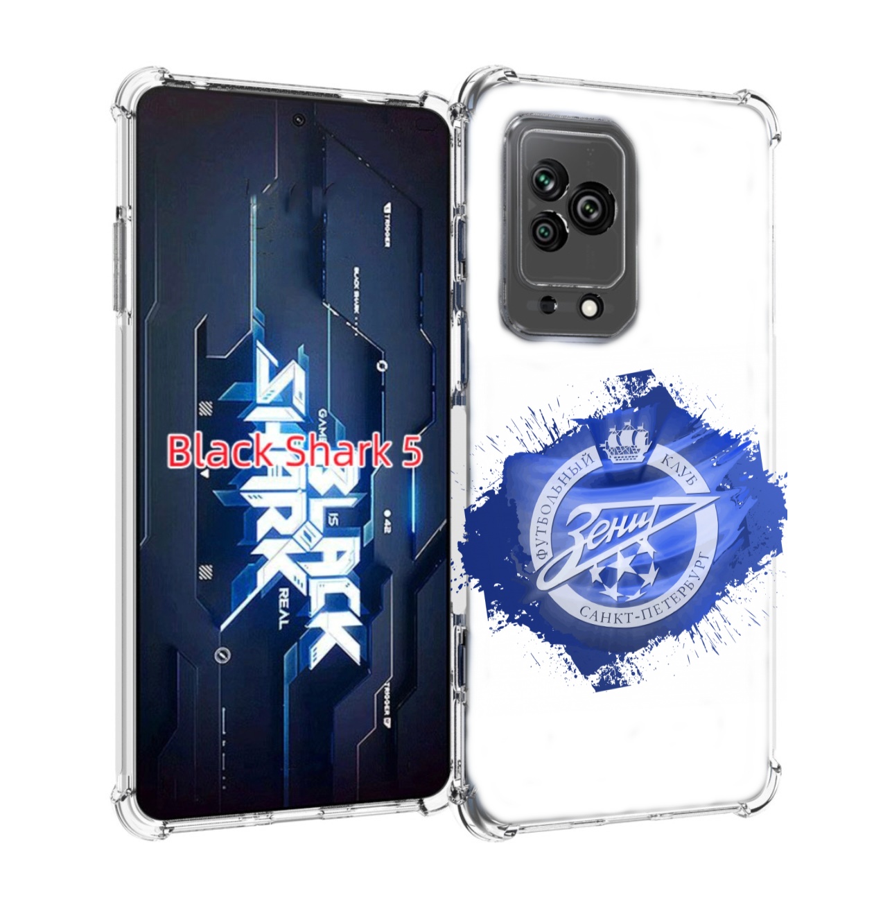 

Чехол MyPads фк зенит 1 мужской для Xiaomi Black Shark 5, Прозрачный, Tocco