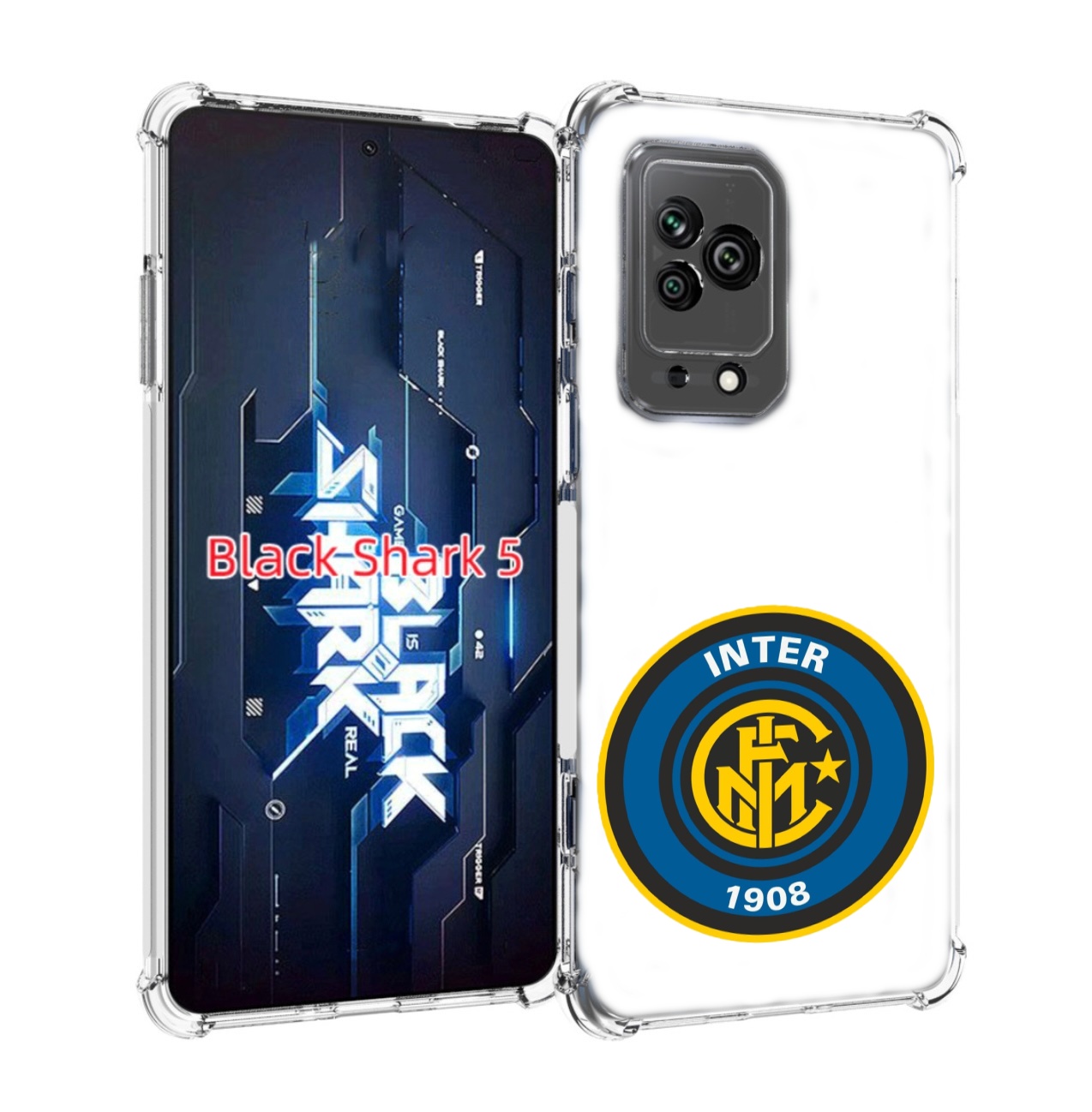 

Чехол MyPads фк интер мужской для Xiaomi Black Shark 5, Прозрачный, Tocco