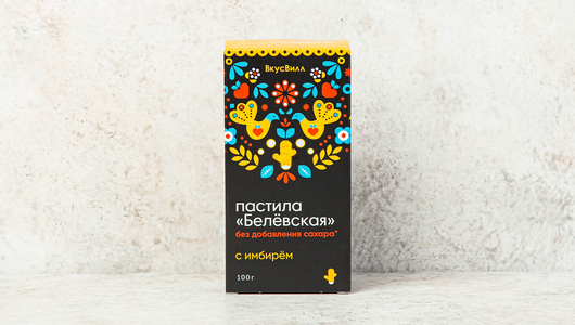 

Пастила ВкусВилл Белевская с имбирем без сахара 100 г