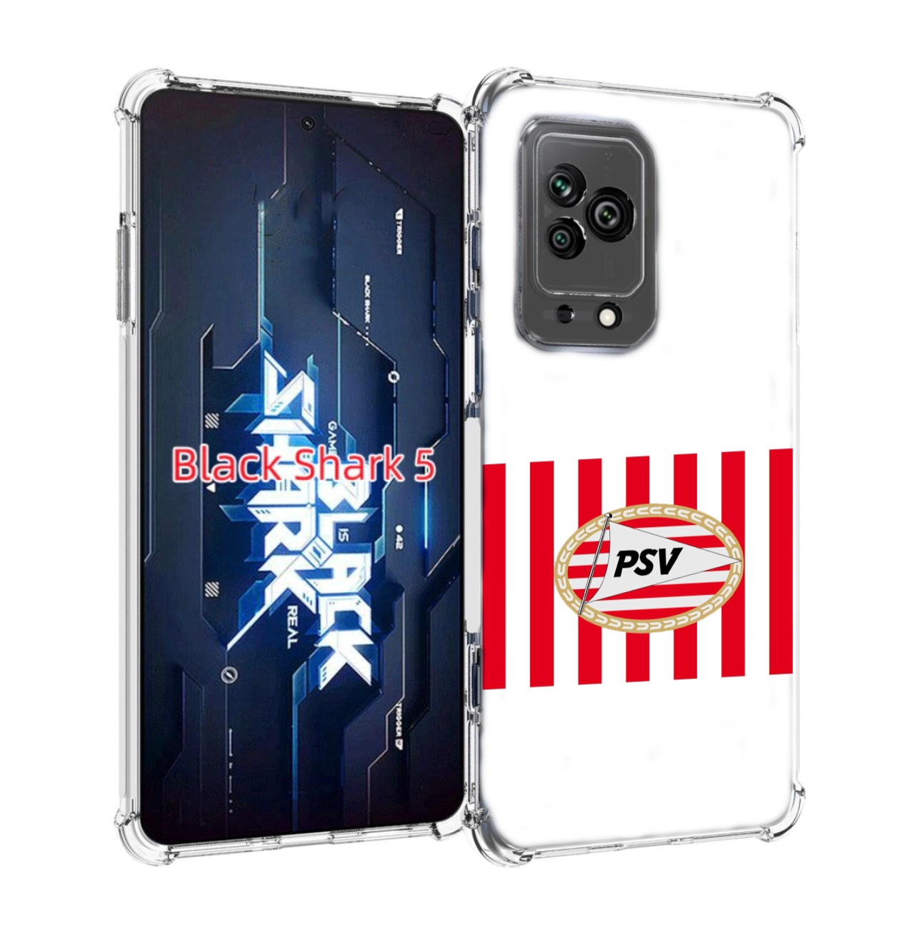

Чехол MyPads фк псв голландия мужской для Xiaomi Black Shark 5, Прозрачный, Tocco