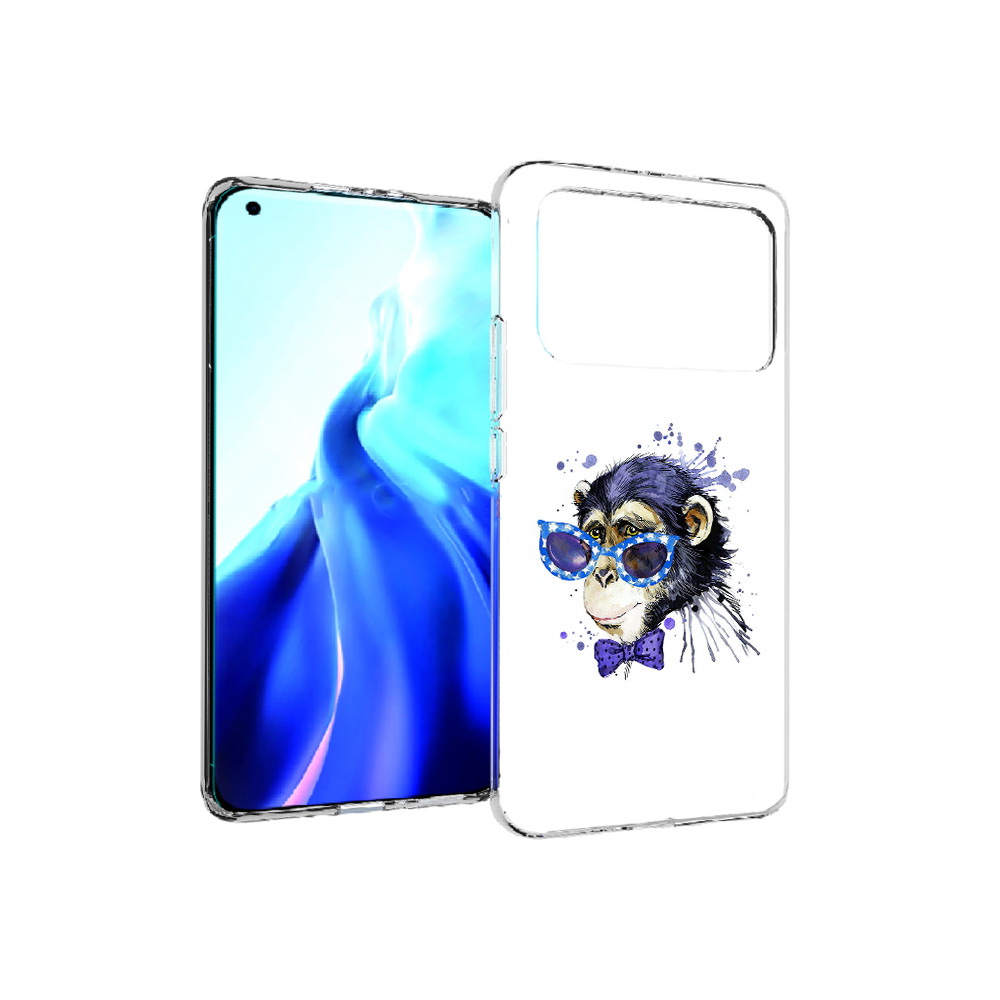 

Чехол MyPads Tocco для Xiaomi Mi 11 Ultra акварельная обезьяна (PT160500.261.216), Прозрачный, Tocco