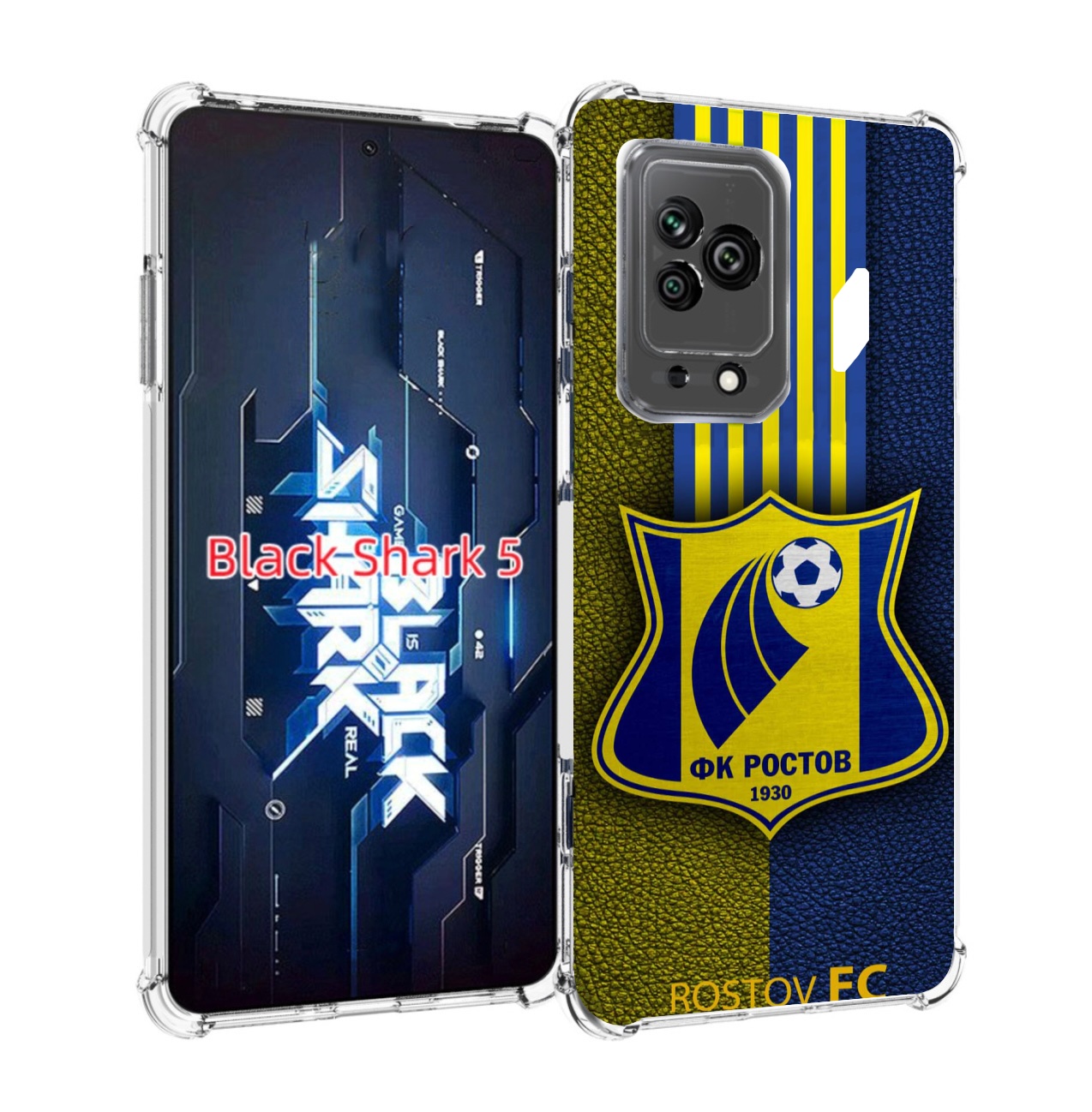 

Чехол MyPads фк ростов мужской для Xiaomi Black Shark 5, Прозрачный, Tocco