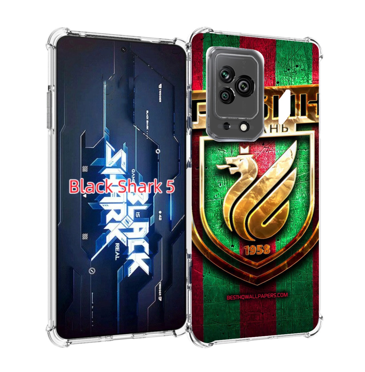 

Чехол MyPads фк рубин казань для Xiaomi Black Shark 5, Прозрачный, Tocco