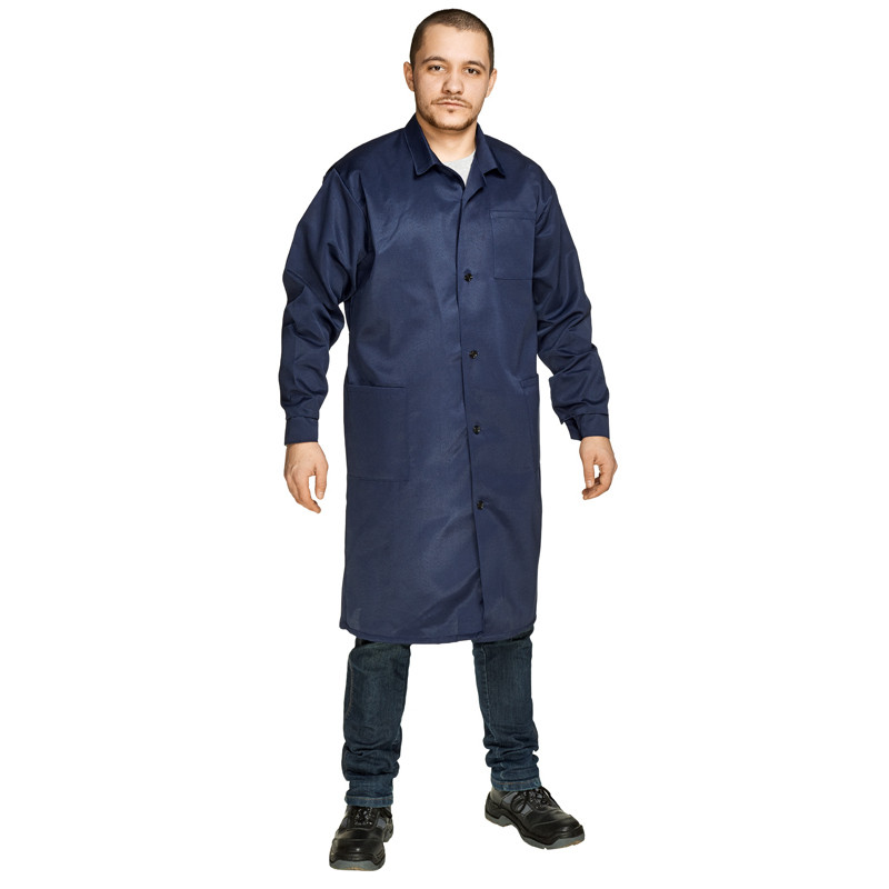 

Халат рабочий NoBrand 364599-K синий 60-62, 182-188