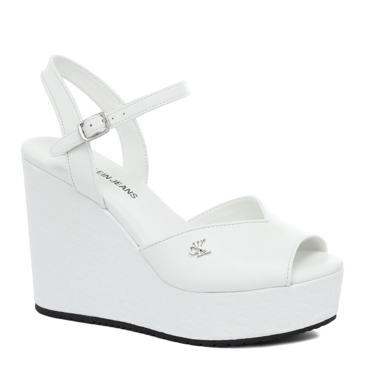 

Босоножки женские Calvin Klein Jeans YW0YW00033_2527853 белые 40 EU, YW0YW00033_2527853