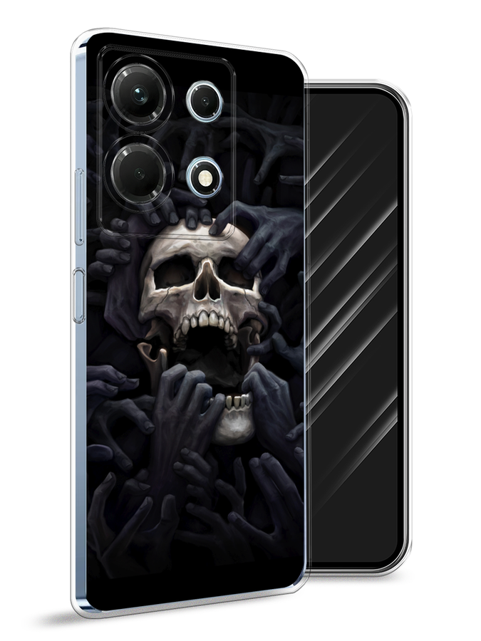 

Чехол Awog на Infinix Note 30 4G "Череп 29", Черный;серый, 3104650-9