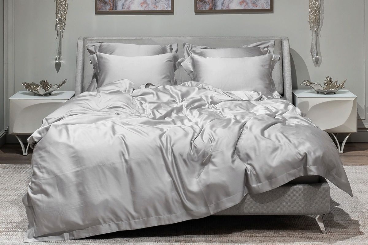 

Простыня Maktex из тенселя на резинке Никель, Простыни из тенселя на резинке 180х200х40