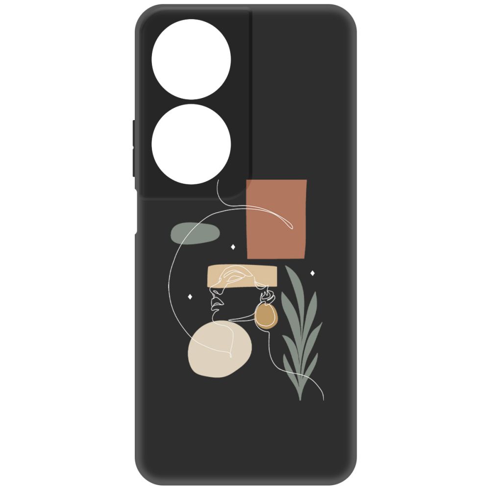 

Чехол-накладка Krutoff Soft Case Элегантность для Honor X7b черный