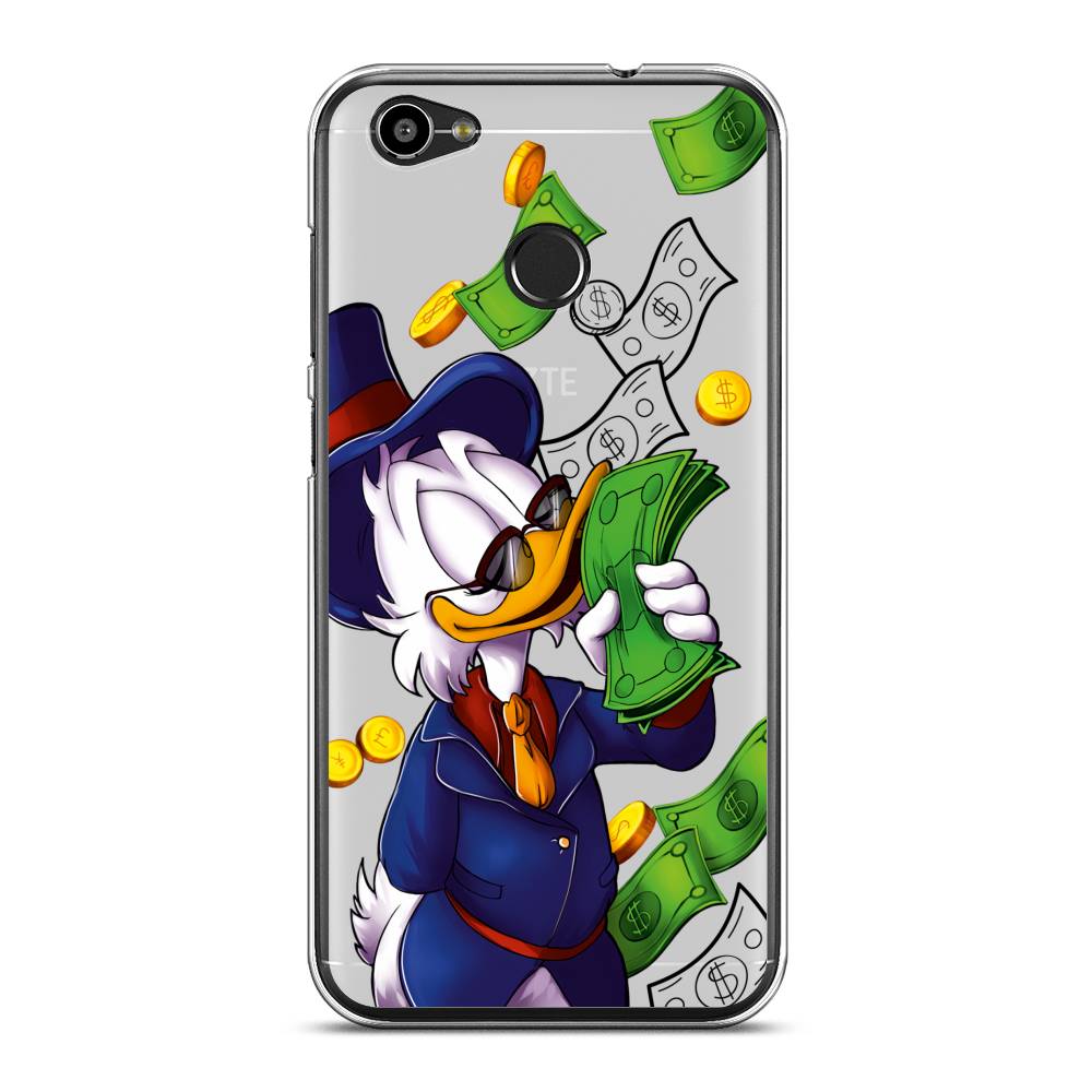 

Чехол на ZTE Blade A6 "Scrooge McDuck with Money", Синий;зеленый;белый, 132350-6