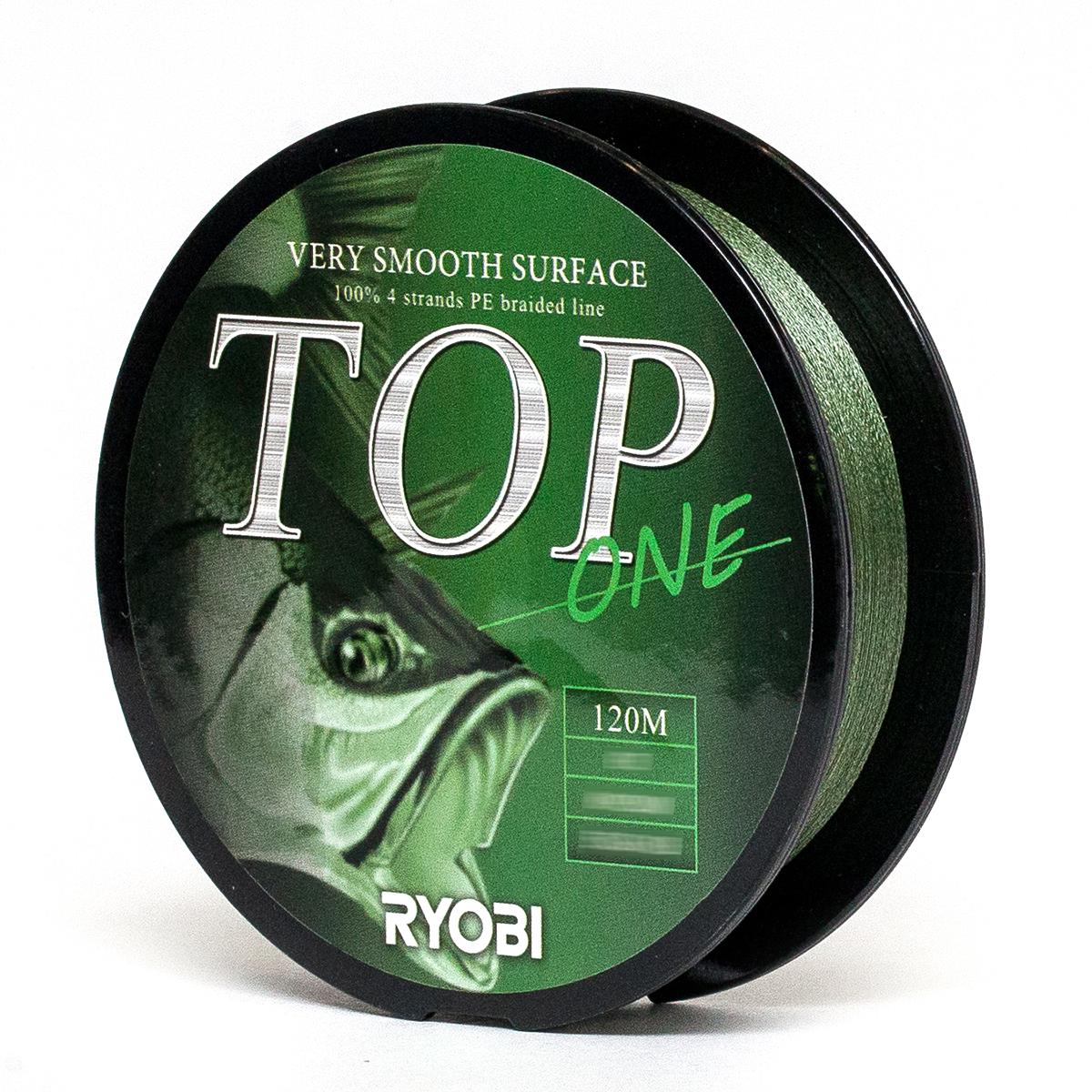 Плетеный шнур Ryobi TOP темно-зеленый, 120 м, 0.234 мм, 12.0 кг