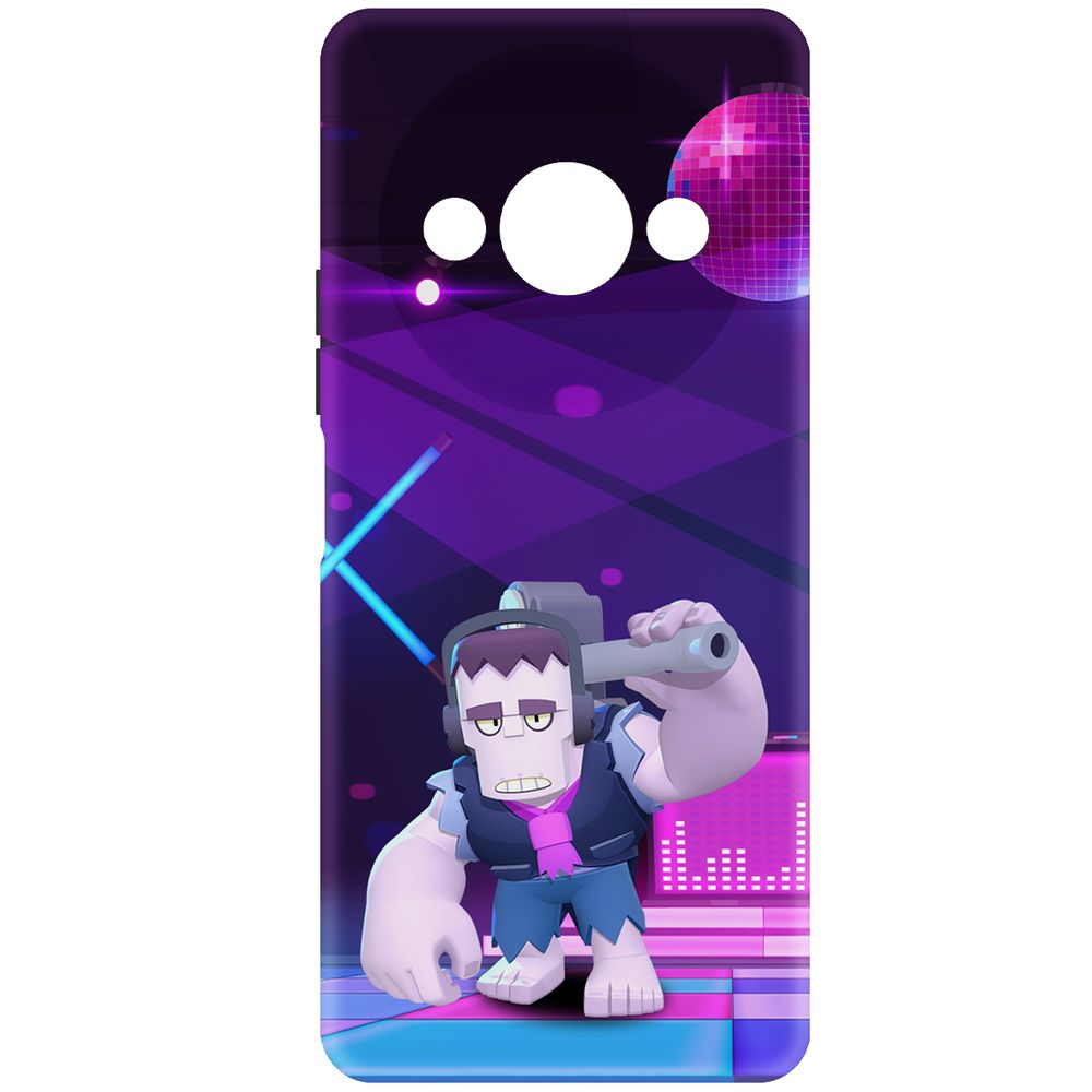 

Чехол-накладка Krutoff Soft Case Brawl Stars - Фрэнк для Xiaomi Poco C61 черный
