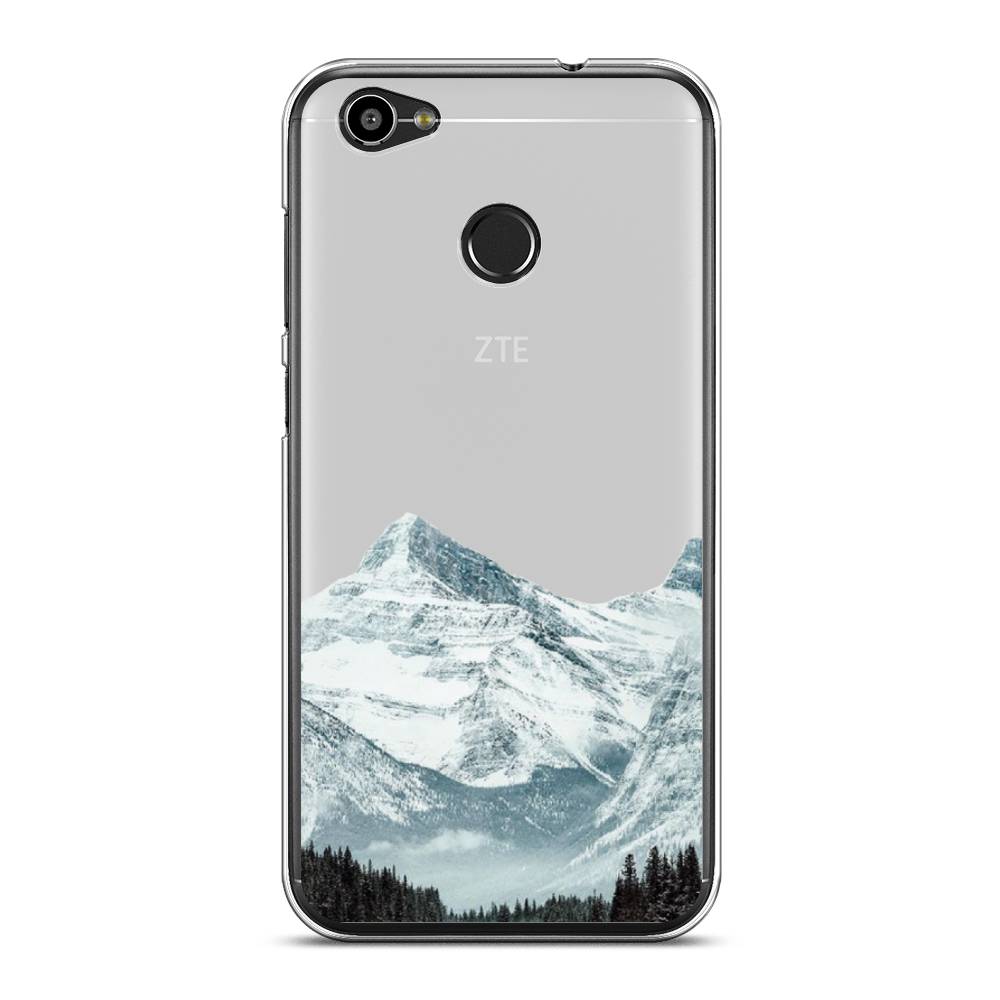 

Чехол на ZTE Blade A6 "Горы арт 1", Белый;зеленый, 132350-2