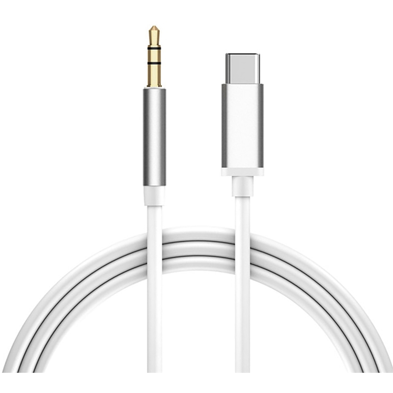 

Кабель Greenconnect GCR-52328 Type-C - jack - 3.5 mm jack, белый, GCR-52328