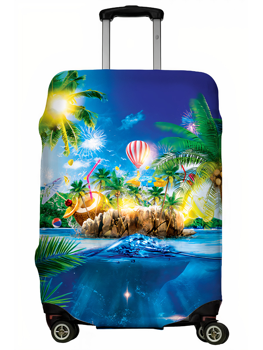 фото Чехол для чемодана lejoy lj-case-186 island of dreams m