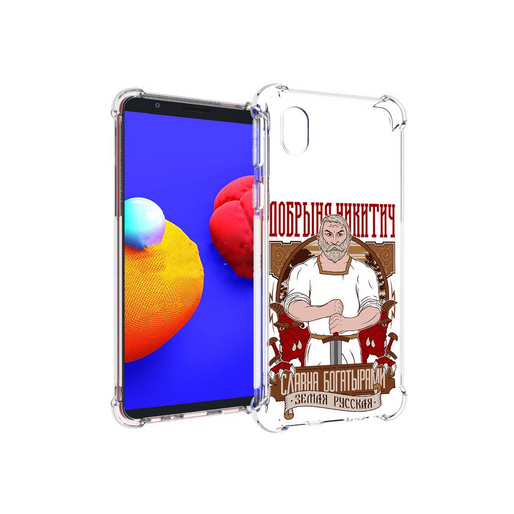 

Чехол MyPads Tocco для Samsung Galaxy A01 Core Добрыня (PT151825.477.70), Прозрачный, Tocco