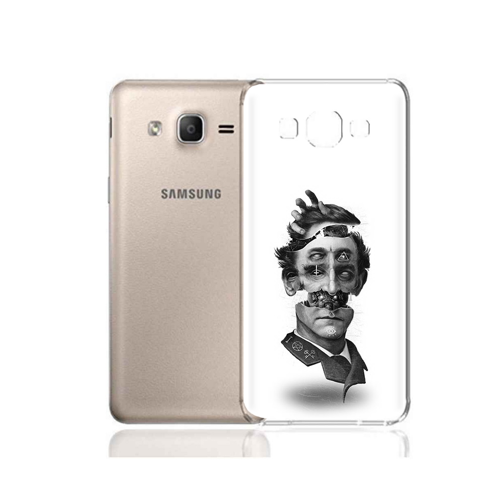 

Чехол MyPads Tocco для Samsung Galaxy A7 (2015) страшное лицо абстракция (PT11625.595.628), Прозрачный, Tocco