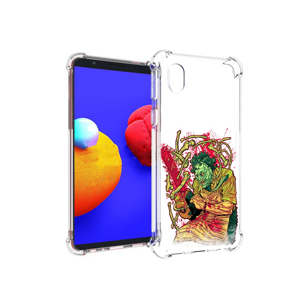 

Чехол MyPads Tocco для Samsung Galaxy A01 Core яркий мясник (PT151825.477.711), Прозрачный, Tocco